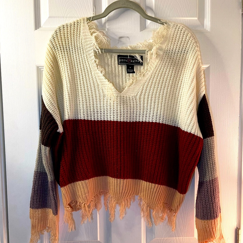 Polly & Esther Deconstructed Sweater